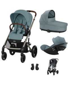 Trio Balios S Lux 3 + nacelle S Lux + Cloud G i-Size + habillage-pluie poussette