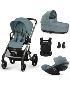 Trio Balios S Lux 3 + nacelle S Lux + Cloud G i-Size + porte-bébé Amya