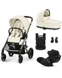Trio Balios S Lux 3 + nacelle S Lux + Cloud G i-Size + porte-bébé Amya