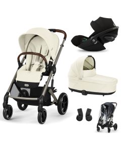 Trio Balios S Lux 3 + nacelle S Lux + Cloud G3 i-Size + habillage-pluie poussette