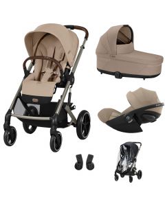 Trio Balios S Lux 3 + nacelle S Lux + Cloud G i-Size + habillage-pluie poussette