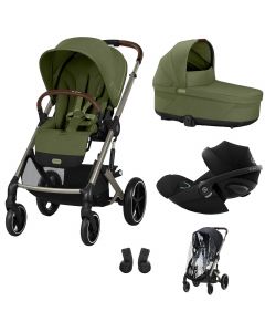 Trio Balios S Lux 3 + nacelle S Lux + Cloud G i-Size + habillage-pluie poussette