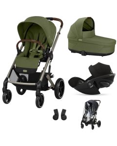 Trio Balios S Lux 3 + nacelle S Lux + Cloud G i-Size + habillage-pluie poussette