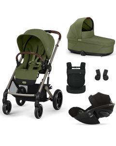 Trio Balios S Lux 3 + nacelle S Lux + Cloud G i-Size + porte-bébé Amya