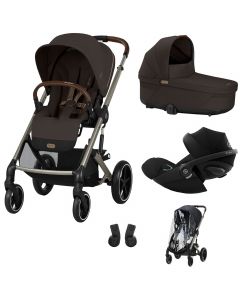 Trio Balios S Lux 3 + nacelle S Lux + Cloud G i-Size + habillage-pluie poussette