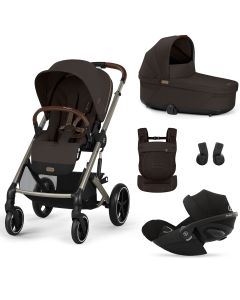 Trio Balios S Lux 3 + nacelle S Lux + Cloud G i-Size + porte-bébé Amya
