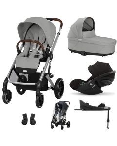 Trio Balios S Lux 3 + nacelle S Lux + Cloud G + Base G + habillage-pluie poussette