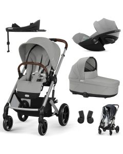 Trio Balios S Lux 3 + nacelle S Lux + Cloud G3 i-Size + Base G3 + habillage-pluie poussette
