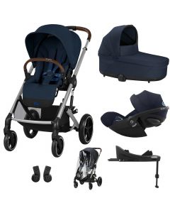 Trio Balios S Lux 3 + nacelle S Lux + Cloud G + Base G + habillage-pluie poussette