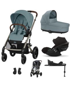 Trio Balios S Lux 3 + nacelle S Lux + Cloud G + Base G + habillage-pluie poussette