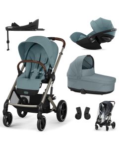 Trio Balios S Lux 3 + nacelle S Lux + Cloud G3 i-Size + Base G3 + habillage-pluie poussette