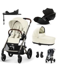 Trio Balios S Lux 3 + nacelle S Lux + Cloud G3 i-Size + Base G3 + habillage-pluie poussette