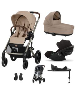 Trio Balios S Lux 3 + nacelle S Lux + Cloud G + Base G + habillage-pluie poussette