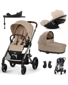Trio Balios S Lux 3 + nacelle S Lux + Cloud G3 i-Size + Base G3 + habillage-pluie poussette