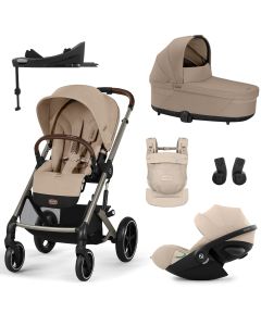 Trio Balios S Lux 3 + nacelle S Lux + Cloud G3 i-Size + Base G3 + porte-bébé Amya