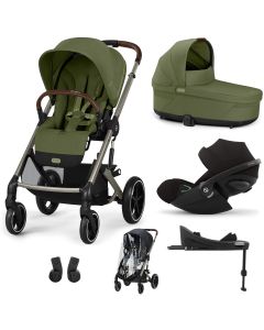 Trio Balios S Lux 3 + nacelle S Lux + Cloud G + Base G + habillage-pluie poussette