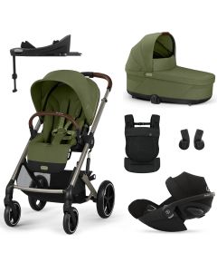Trio Balios S Lux 3 + nacelle S Lux + Cloud G i-Size + Base G + porte-bébé Amya
