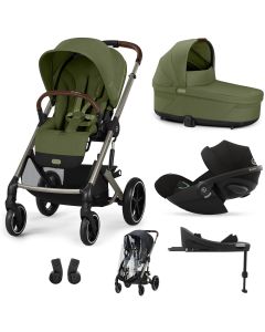 Trio Balios S Lux 3 + nacelle S Lux + Cloud G + Base G + habillage-pluie poussette