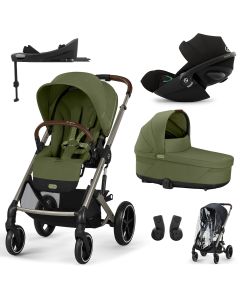 Trio Balios S Lux 3 + nacelle S Lux + Cloud G3 i-Size + Base G3 + habillage-pluie poussette