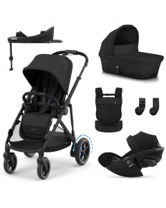 Trio e-Gazelle S + nacelle + Cloud G i-Size + Base G + porte-bébé Amya