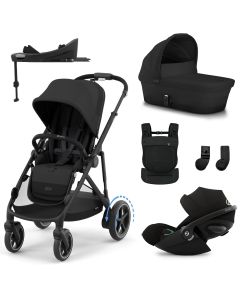 Trio e-Gazelle S + nacelle + Cloud G3 i-Size + Base G3 + porte-bébé Amya