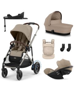 Trio e-Gazelle S + nacelle + Cloud G i-Size + Base G + porte-bébé Amya