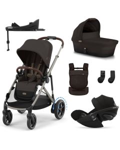 Trio e-Gazelle S + nacelle + Cloud G i-Size + Base G + porte-bébé Amya