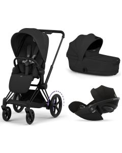 Trio e-Priam 3 + nacelle pliable + Cloud G i-Size