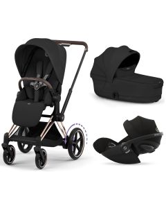 Trio e-Priam 3 + nacelle pliable + Cloud G i-Size