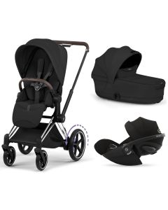 Trio e-Priam 3 + nacelle pliable + Cloud G i-Size