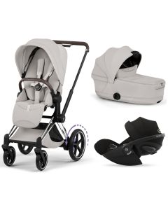 Trio e-Priam 3 + nacelle pliable + Cloud G i-Size