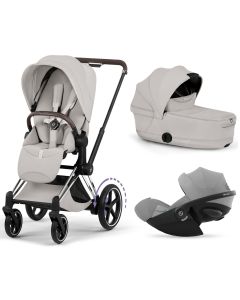 Trio e-Priam 3 + nacelle pliable + Cloud G i-Size