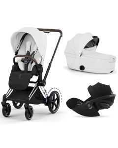Trio e-Priam 3 + nacelle pliable + Cloud G i-Size
