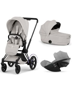 Trio e-Priam 3 + nacelle pliable + Cloud G i-Size