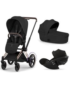 Trio e-Priam 3 + nacelle pliable + Cloud G i-Size