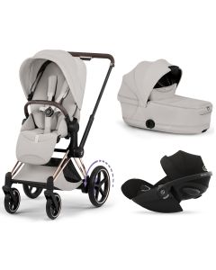 Trio e-Priam 3 + nacelle pliable + Cloud G i-Size