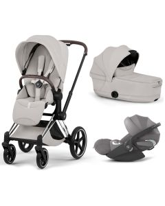 Trio e-Priam 3 + nacelle pliable + Cloud T i-Size