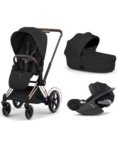 Trio e-Priam 3 + nacelle pliable + Cloud T i-Size