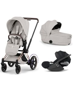 Trio e-Priam 3 + nacelle pliable + Cloud T i-Size