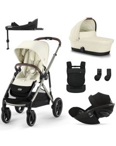Trio Gazelle S 2 + nacelle + Cloud G i-Size + Base G + porte-bébé Amya