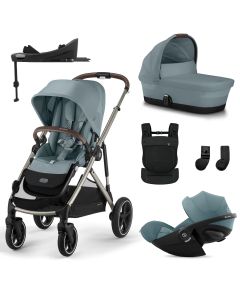 Trio Gazelle S 2 + nacelle + Cloud G3 i-Size + Base G3 + porte-bébé Amya