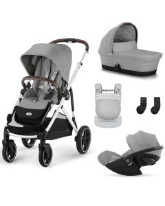 Trio Gazelle S 2 + nacelle + Cloud G i-Size + porte-bébé Amya