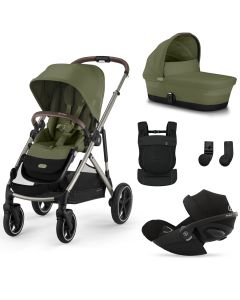 Trio Gazelle S 2 + nacelle + Cloud G i-Size + porte-bébé Amya