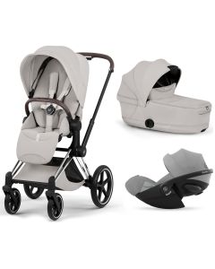 Trio Priam 5 + nacelle pliable + Cloud G i-Size