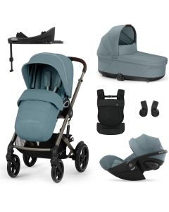 Trio Talos S Lux 3 + nacelle S Lux + Cloud G i-Size + Base G + porte-bébé Amya