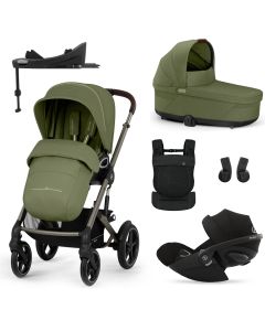 Trio Talos S Lux 3 + nacelle S Lux + Cloud G i-Size + Base G + porte-bébé Amya