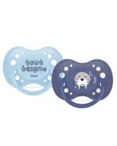 Set de 2 sucettes anatomiques +18 mois