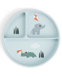 Assiette à compartiments Stick&Stay