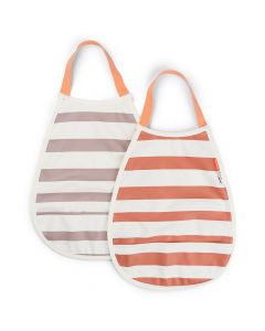 Lot de 2 bavoirs à élastique