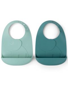 Lot de 2 bavoirs Peekaboo